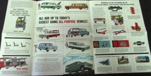 1960 Chevrolet Truck Suburban Carryall Sales Folder Mailer Original
