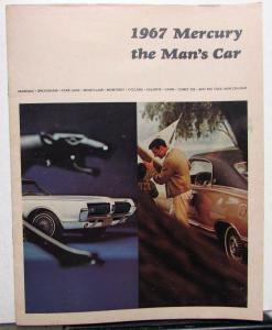 1967 Mercury Dealer Full Line Sales Brochure Marquis Cyclone Cougar Capri Comet
