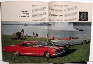 1967 Mercury Dealer Full Line Sales Brochure Marquis Cyclone Cougar Capri Comet