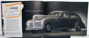 1940 Hudson Dealer Sales Brochure Six Eight Super Country Club Original