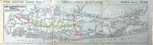 1930 Long Island/Vanderbilt Motor Parkway Paved Private Right of Way Map/Info