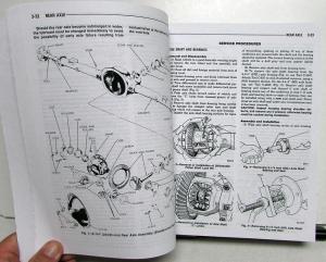 1984 Dodge Truck Service Shop Manual D W 150 250 350 Ramcharger Pickup New Repro