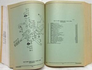 1983 GMC Astro Parts and Illustration Book Heavy Duty Series D9K D9L