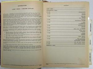 1985-1986 GMC Chevrolet CK 1987-1991 RV Light Truck Parts and Illustration Book