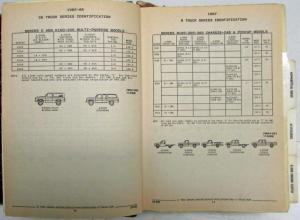 1985-1986 GMC Chevrolet CK 1987-1991 RV Light Truck Parts and Illustration Book