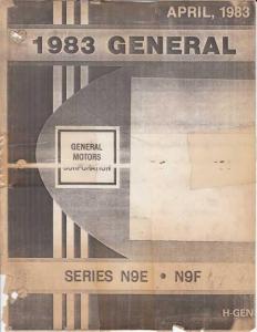 1983 GMC General and 5-Star General Heavy Duty N9E N9F Parts Book - Text Only