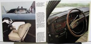 1968 Lincoln Dealer Sales Brochure Continental Features & Options Cutout Cover