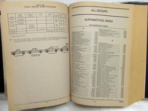 1991-1993 GMC Chevrolet ST Truck Parts/Illustration Book S-10 S-15 Jimmy Blazer
