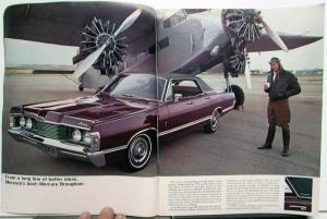 1968 Mercury Dealer Full line Brochure Montego Cyclone Cougar Monterey Montclair