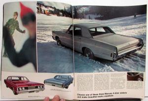 1968 Mercury Dealer Full line Brochure Montego Cyclone Cougar Monterey Montclair