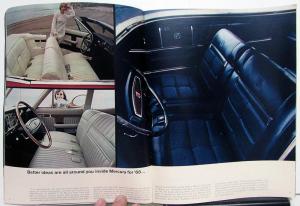 1968 Mercury Dealer Full line Brochure Montego Cyclone Cougar Monterey Montclair