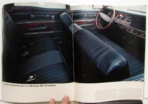 1968 Mercury Dealer Full line Brochure Montego Cyclone Cougar Monterey Montclair
