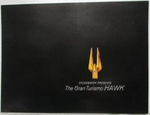 1962 Studebaker Gran Turismo HAWK Color Sales Folder REVISED