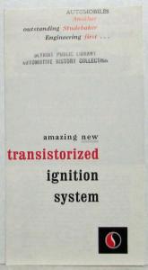 1965 Studebaker Amazing New Transistorized Ignition System Sales Folder