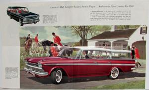 1960 American Motors Rambler Cross Country Station Wagon Sales Brochure REVISED