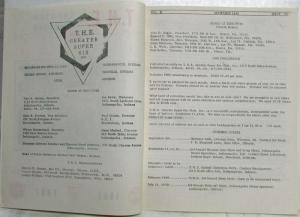 Terraplane Hudson Essex THE Greater Super Six Newsletter September 1968 Edition