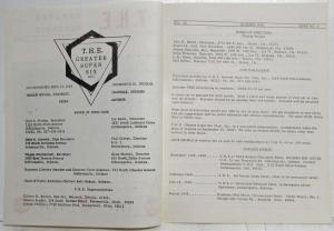 Terraplane Hudson Essex THE Greater Super Six Newsletter October 1968 Edition