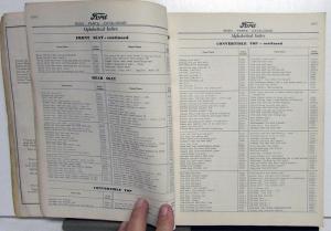 1944-1952 Ford Dealer Cars & Trucks Body Parts Book Catalog Repair Original