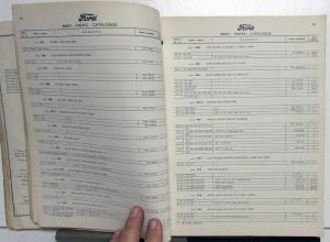 1944-1952 Ford Dealer Cars & Trucks Body Parts Book Catalog Repair Original