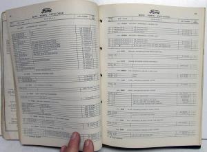 1944-1952 Ford Dealer Cars & Trucks Body Parts Book Catalog Repair Original