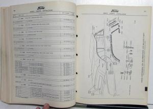 1944-1952 Ford Dealer Cars & Trucks Body Parts Book Catalog Repair Original