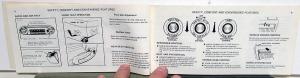 1972 Ford Bronco Owners Manual Care & Operation Instructions 4X4 Original