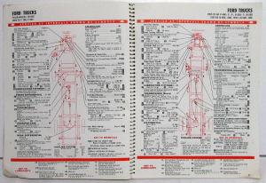 1970 Ford Dealer Lube Guide Mustang Galaxie Thunderbird F 150 250 Pickup Truck