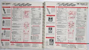 1966 Ford Dealer Lube Guide Mustang Galaxie Thunderbird F 100 250 Pickup Truck