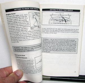 1981 Ford Econoline Van Owners Manual Care & Operation E150 E250 E350