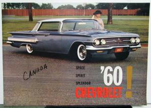 1960 Chevrolet Canadian Dealer Sales Brochure Full Line Impala Bel Air Corvette