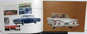 1960 Chevrolet Canadian Dealer Sales Brochure Full Line Impala Bel Air Corvette