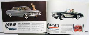 1960 Chevrolet Canadian Dealer Sales Brochure Full Line Impala Bel Air Corvette