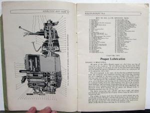 1927 Willys Knight Model 70-A 113.25 Inch Wheelbase Owners Manual Care & Op Orig