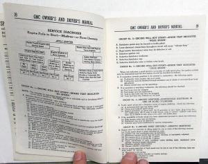 1944 1945 1946 GMC Truck Owners Manual Care & Op CF CC Pickup HD Repro