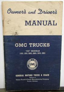 1941 GMC Truck Owners Manual Care & Op CC 100 150 250 300 350 Orig