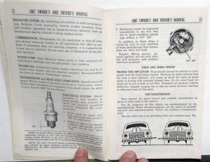 1942 GMC Truck Owners Manual Care & Op CC 100 150 250 300 350 CF Reproduction