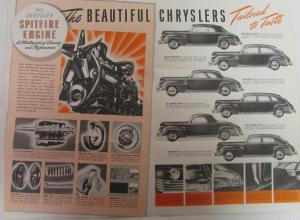 1942 Chrysler Sales Brochure Thunderbolt
