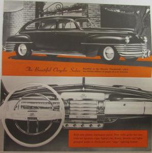 1942 Chrysler Sales Brochure Thunderbolt