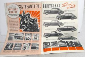 1942 Chrysler Sales Brochure Thunderbolt