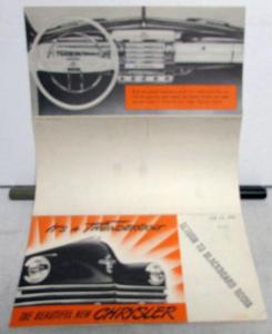 1942 Chrysler Sales Brochure Thunderbolt