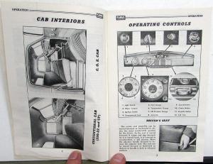 1952 GMC Truck Owners Manual Care & Op Series 100-22 Thru 350-24 Repro