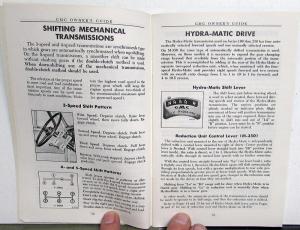 1954 GMC Truck Owners Manual Care & Op Series 100 Thru 350 Pickup Repro