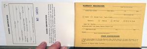 1962 GMC Diesel Engine Powered Trucks Owner Protection Plan Booklet 2nd Edition