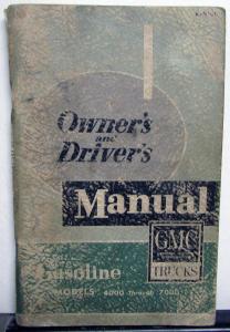 1964 GMC Gasoline Trucks Owners Manual Care & Op  Medium HD 4000-7000 Models