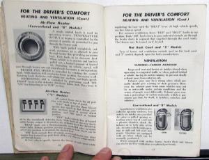 1964 GMC Gasoline Trucks Owners Manual Care & Op  Medium HD 4000-7000 Models