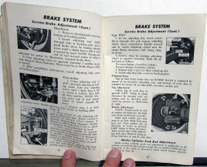 1964 GMC Gasoline Trucks Owners Manual Care & Op  Medium HD 4000-7000 Models