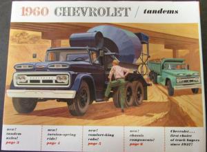 1960 Chevrolet Truck Tandem Model M7 Heavy Duty Sales Folder Original