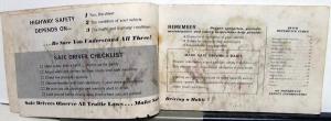 1967 GMC Gasoline Powered Trucks Owners Manual Care & Op Pickup 1000-3500