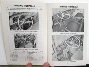 1966 GMC Diesel Powered Trucks Owners Manual Care & Op Series 53 & 71 Models