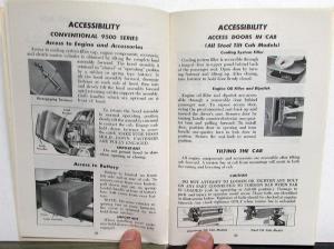 1966 GMC Diesel Powered Trucks Owners Manual Care & Op Series 53 & 71 Models